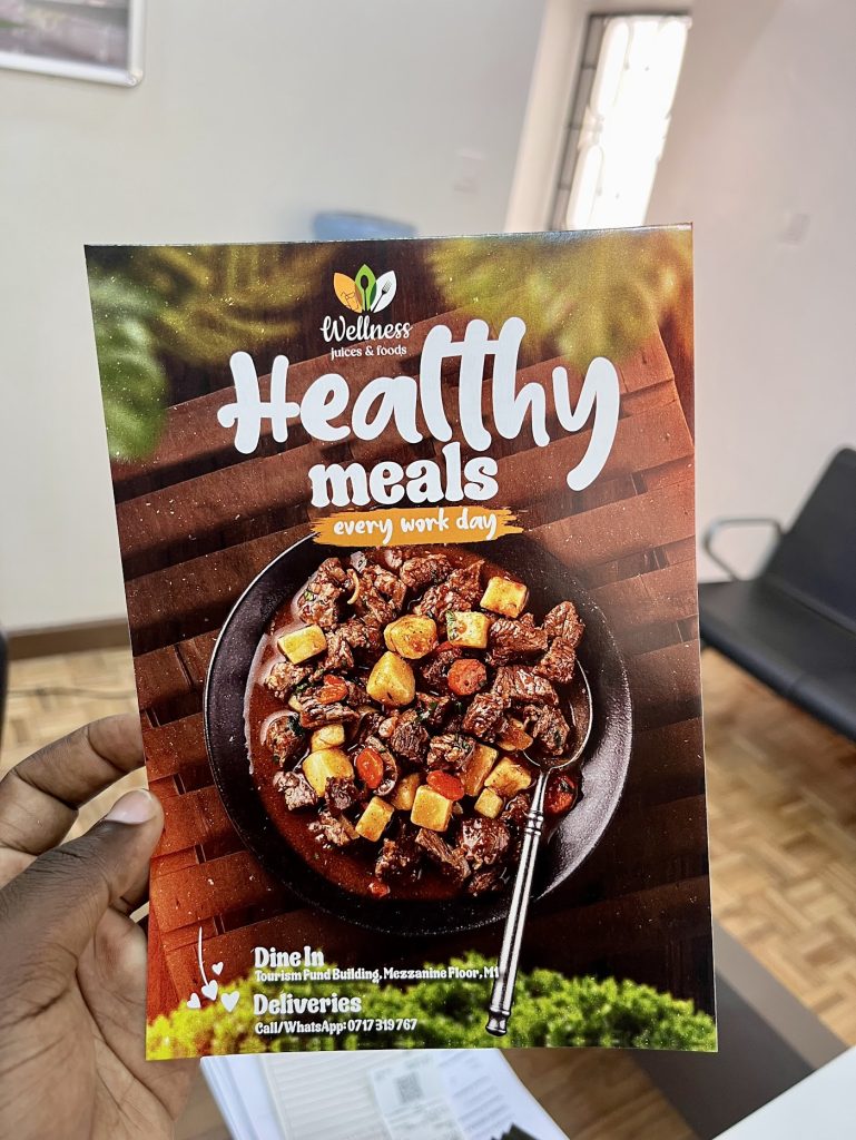Welness Juices & Foods print work