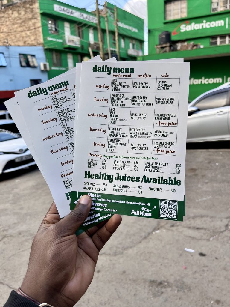 Welness Juices & Foods print work