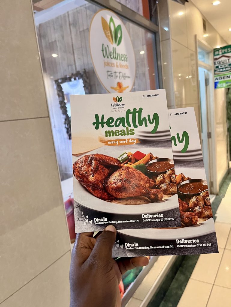 Welness Juices & Foods print work