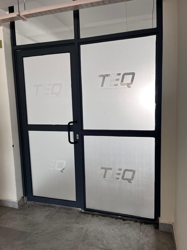 TEQ District Ltd office branding