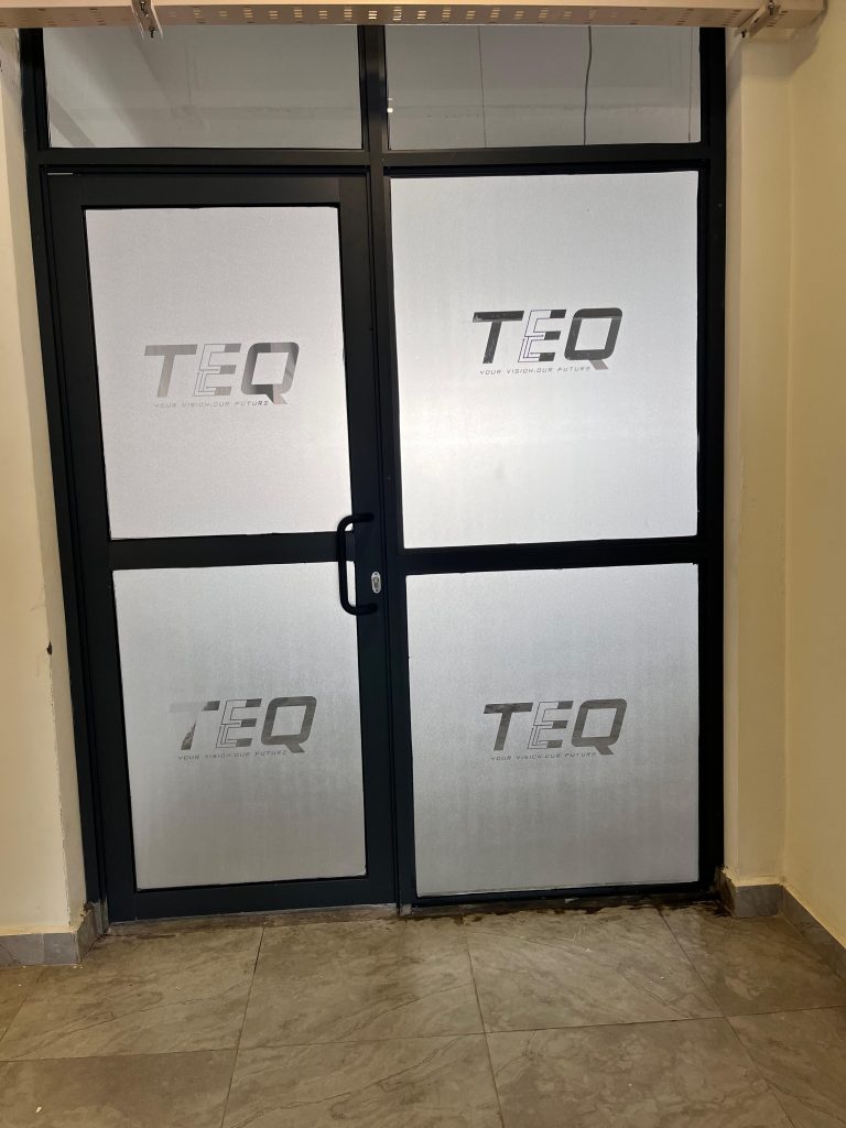 TEQ District Ltd office branding