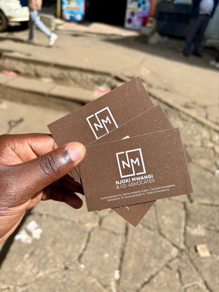 Njoki Mwangi Advocates print work